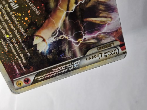 Entei & Raikou Legend Bottom 91/95 Ultra Rare HGSS Unleashed Pokemon 6359 - Picture 5 of 5