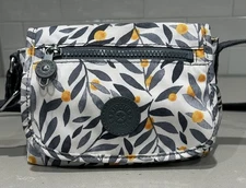 Kipling Women's Crossbody Mini Bag with Adjustable Strap Floral 5x7” Canvas