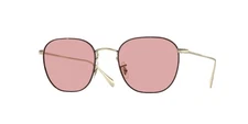 OLIVER PEOPLES OV1305 5320 Clyne Brushed Gold Tortoise Pink 49mm Mens Sunglasses
