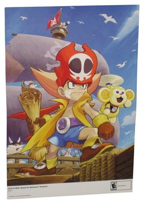 Nintendo Power Doppeltes Poster Zweiteilig (Zack & Wiki & Final Fantasy IV DS)