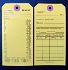 ✅🔥🧯1-200, FIRE EXTINGUISHER 4-YEAR 2026-2029 INSPECTION Double Sided Tags🔥🧯