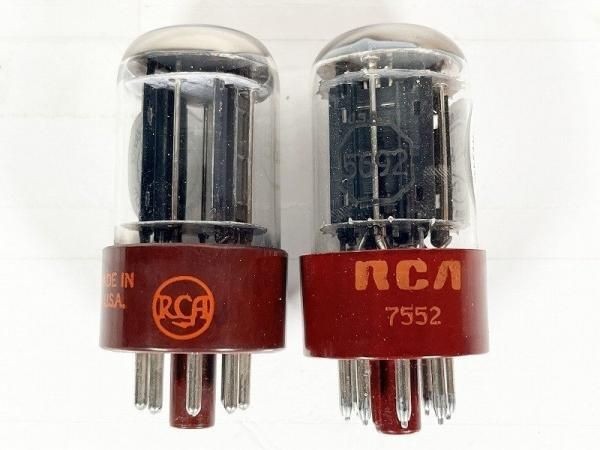 Dragon Leader　　　　　　RCA 5692 RCA 5692 Red Base Vacuum Tube Pair 6SN7GT Upgrade Special Red