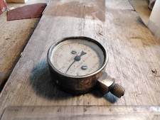 C S Milne And Co Ltd Brass Acetylene Gauge.. Nice Retro Paperweight..