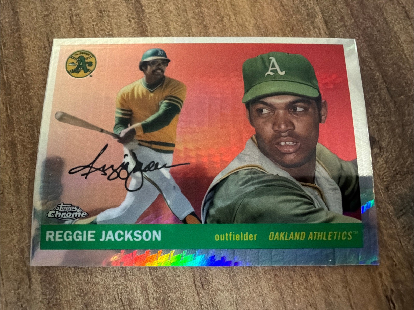 2025 Topps Chrome Platinum Anniversary - Reggie Jackson #337 Prism Refractor