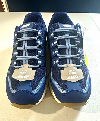 Avia Elevate women's Navy Lace-Up Low Top Sneakers Memory Foam Mesh Upper