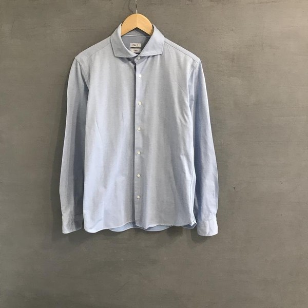 Men Paul Kehl Shirt Blue Cotton L