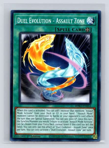 Duel Evolution - Assault Zone BPRO-EN054 Burst Protocol Common NM Yu-Gi-Oh