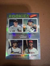 2026 Topps Heritage #390 Rookies Refractor Colson Montgomery Alex Freeland