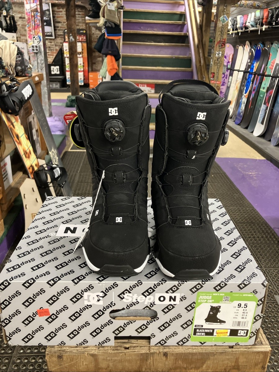 DC Judge Step On Snowboard Boots Men's 9.5 Black | eBay