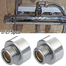 Adaptor 3/4" Female To 1/2" Male Chrome Plated Brass Reducer Bath Accessory New 