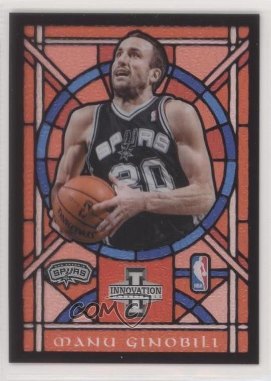 2012-13 Panini Innovation Stained Glass Manu Ginobili #66 HOF 0c3