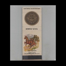 Matchbook Cover Navy Ship USS Fargo