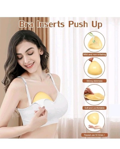 Haft-BH-Einlagen Push-up - doppelseitig selbstklebende Stilleinlagen Größe M - Bild 3 von 6