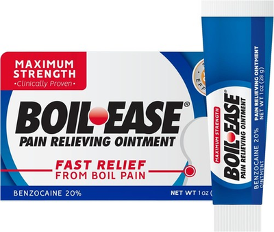 #ad 2 Pack Boil Ease Pain Relief Ointment Maximum Strength 1 Oz 28 g Each $25.80