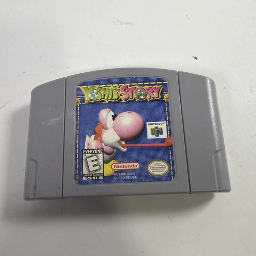 YOSHI'S STORY Nintendo 64 N64 Game - Tested, Working & Authentic!