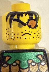 LEGO Castle 6032 Catapult Crusher  cas043 minifigure w/instruction manual