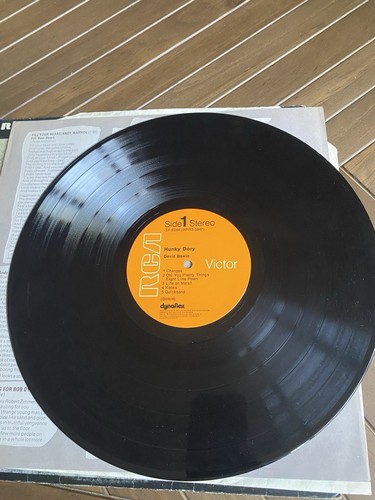 David Bowie - Hunky Dory - 1971 Vinyl LP - Dynaflex No Mainman SF8244 VG/VG - Picture 3 of 5
