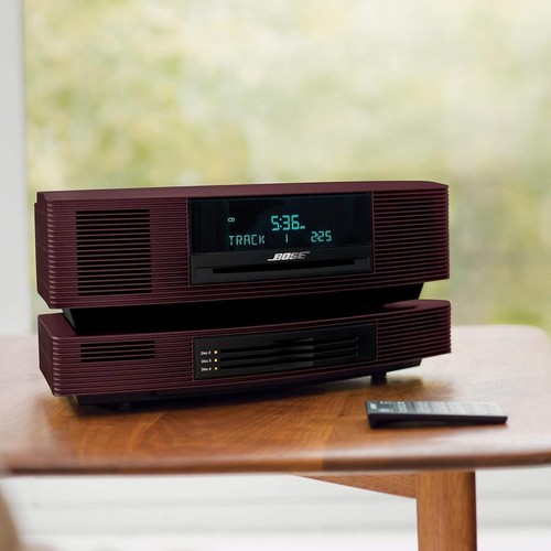 Bose Wave Music System III & 3 Disc Multi-CD Changer - Limited Edition Burgundy. - Picture 18 of 18