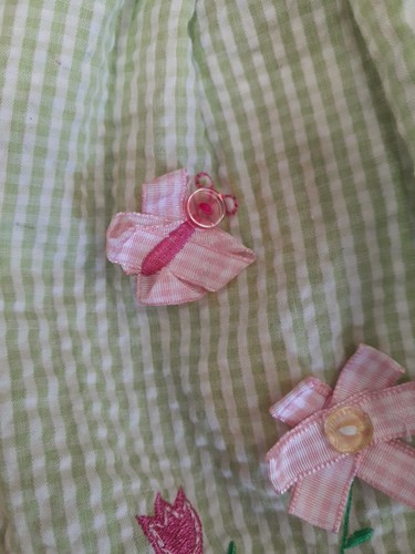 Niñas Samara 18 Meses Floral Rosa Y Verde Sol Vestido Buen Estado Usado - Imagen 6 de 7