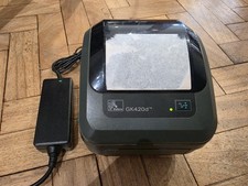 Zebra GK420d Thermal Label Printer - Powers On (Untested)