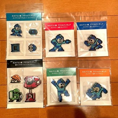 Mega Man Acrylic Figure Complete Set Capcom Exhibition Unopened
