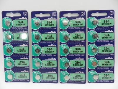 MURATA 394 SR936SW Watch Battery 20Pcs  (Exp.2029)