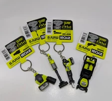 RYOBI Mini Keyring Keychain  Power Tools Handyman Home Depot Mower Vac Battery