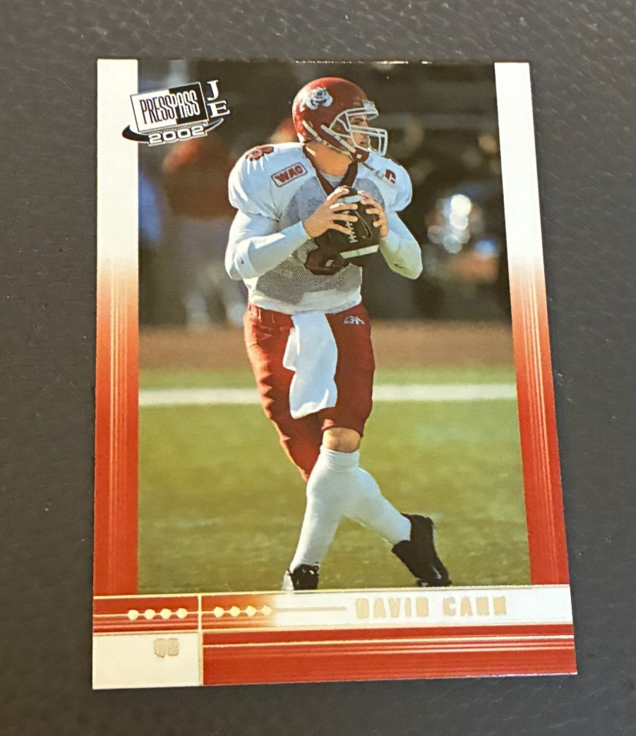 2002 Press Pass JE #45 David Carr RC Checklist