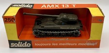 Char Tank AMX 13T Franche-Comté - SOLIDO Militaire 250 - 1975 - TBE