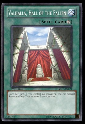 yugioh valhalla hall of the fallen deck Yu-Gi-Oh! - Valhalla, (SDLS-EN024) - Structure Deck: Lost Sanctuary - 1st Edition you can Special Summon 1 Fairy Valhalla, Hall of the Fallen