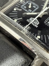 Tag Heuer Monaco Black Automatic Chronograph CS2111 Reissue 2