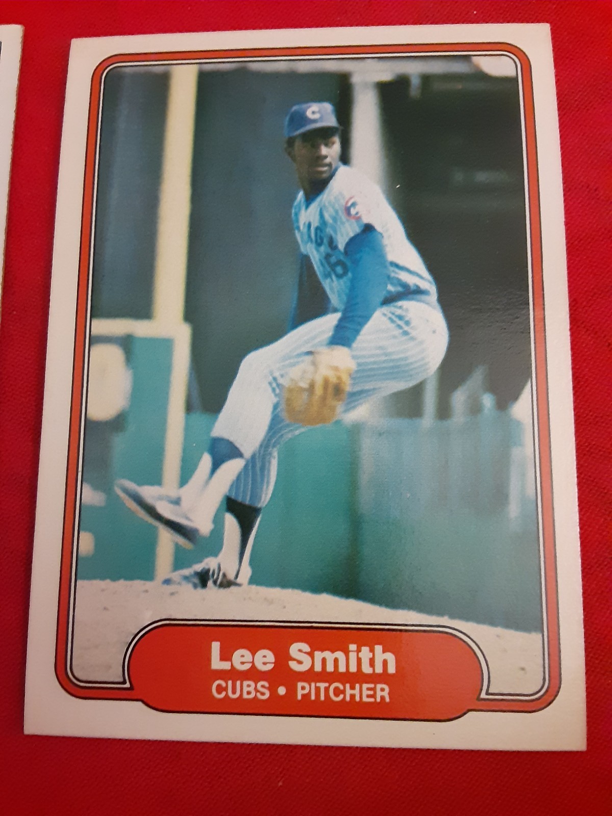 1982 Fleer - Lee Smith #603 Cubs Logo Correct on Back (RC) rookie