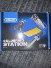Draper 61478 Soldering Iron Station 40W with Temperature Control, 230V