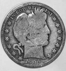 New Listing1906-D BARBER SILVER HALF DOLLAR - GOOD - Details - #6512DAC