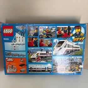 Lego City High-speed Passenger Train 60051 2 Boxes Only no Minifigures or Pieces