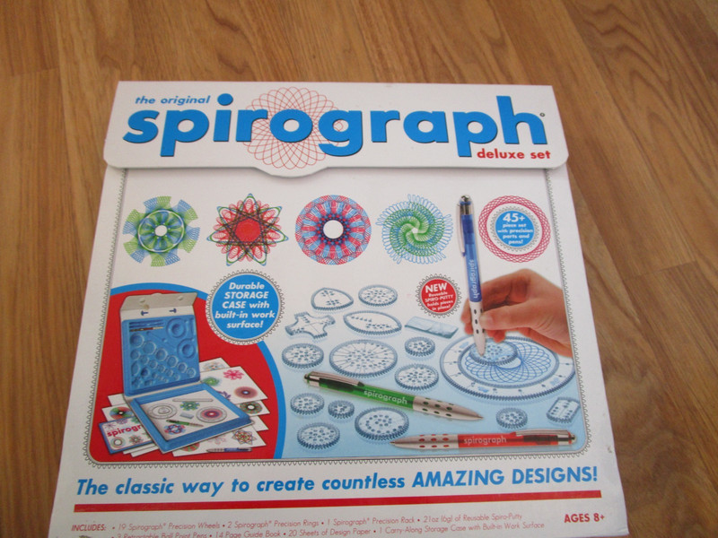 The Original Spirograph Deluxe Set – 45+ Pieces, Carry Case, Pens & Guide Book