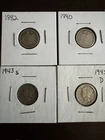 Historic 19th Century US Silver Dimes – Seated Liberty & Mercury Type Set Lot