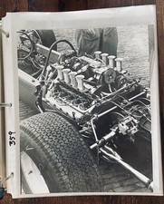 1964 Engine Ferrari 158 F1 Ferret Foto Vtg Photograph Ff-359 1964 Engine Ferrari 158 F1 Ferret Foto Vtg Photograph Ff-359