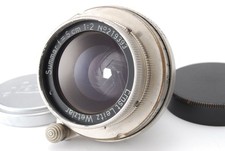 Near MINT Leica Leitz Summar 5cm f/2 Nickel L39 Standard MF Lens From JAPAN
