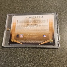 Autograph Don Drysdale Baseball Cards for sale | eBay