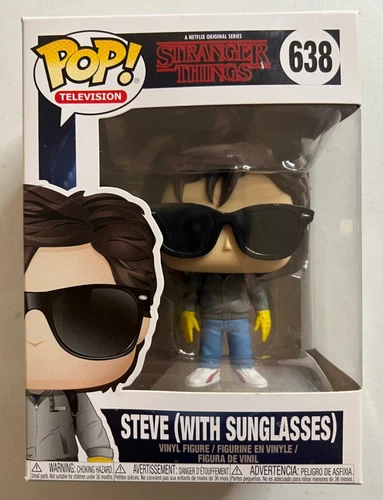 Funko Pop! Stranger Things Steve (With Sunglasses) #638 Vinyl Figure