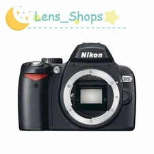 Nikon D60 vintage Digital Camera Body Only Black, 10.2MP，Red-Eye Reduction