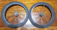 Haro 20 Inch BMX Bike Wheels, Bell Tires (USED, NO RETURNS)