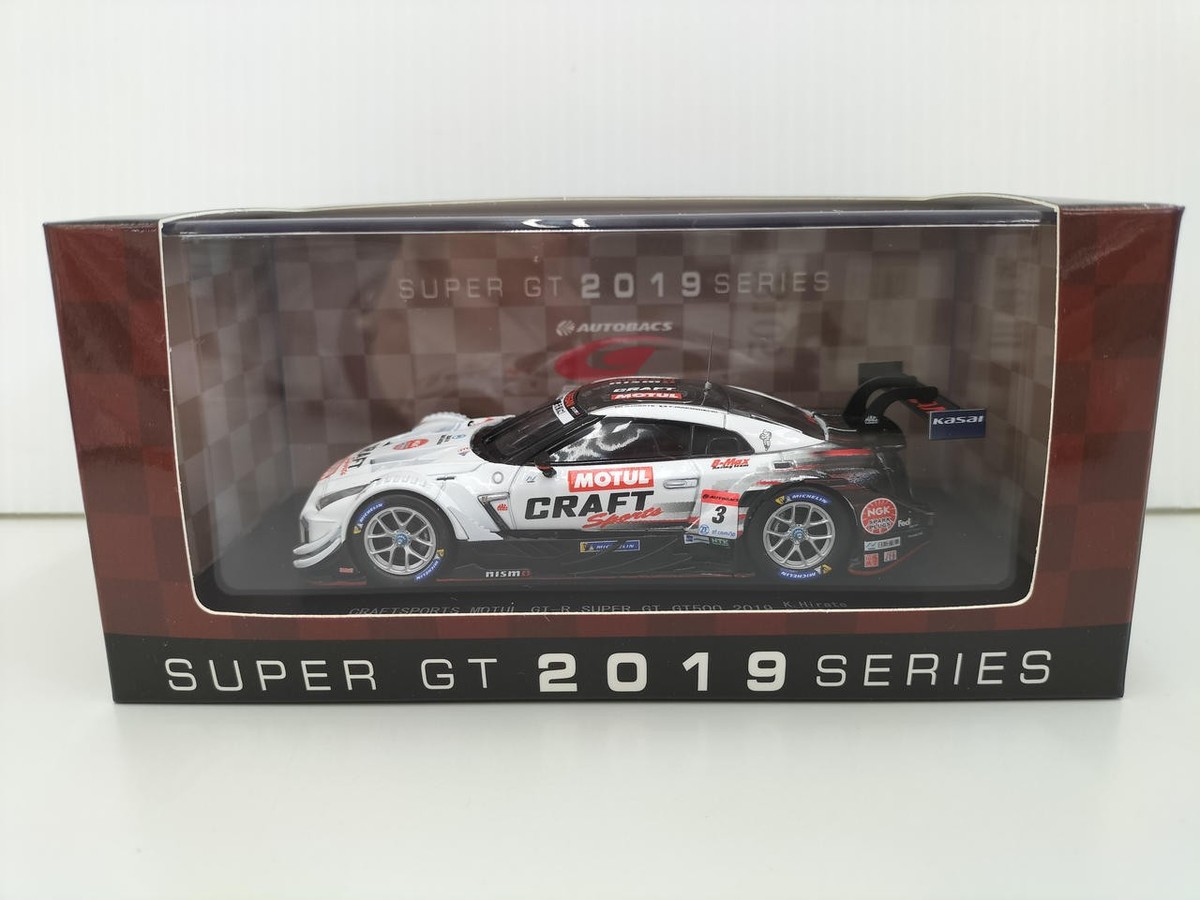EBBRO CRAFTSPORTS MOTUL GT-R 2019 菅生Win 雨の菅生でNo.3 CRAFTSPORTS MOTUL GT-Rが今季初勝利【SUPER GT