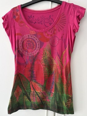 Desigual Sommershirt/Shirt   Gr. S   Pink-Bunt   wie Neu