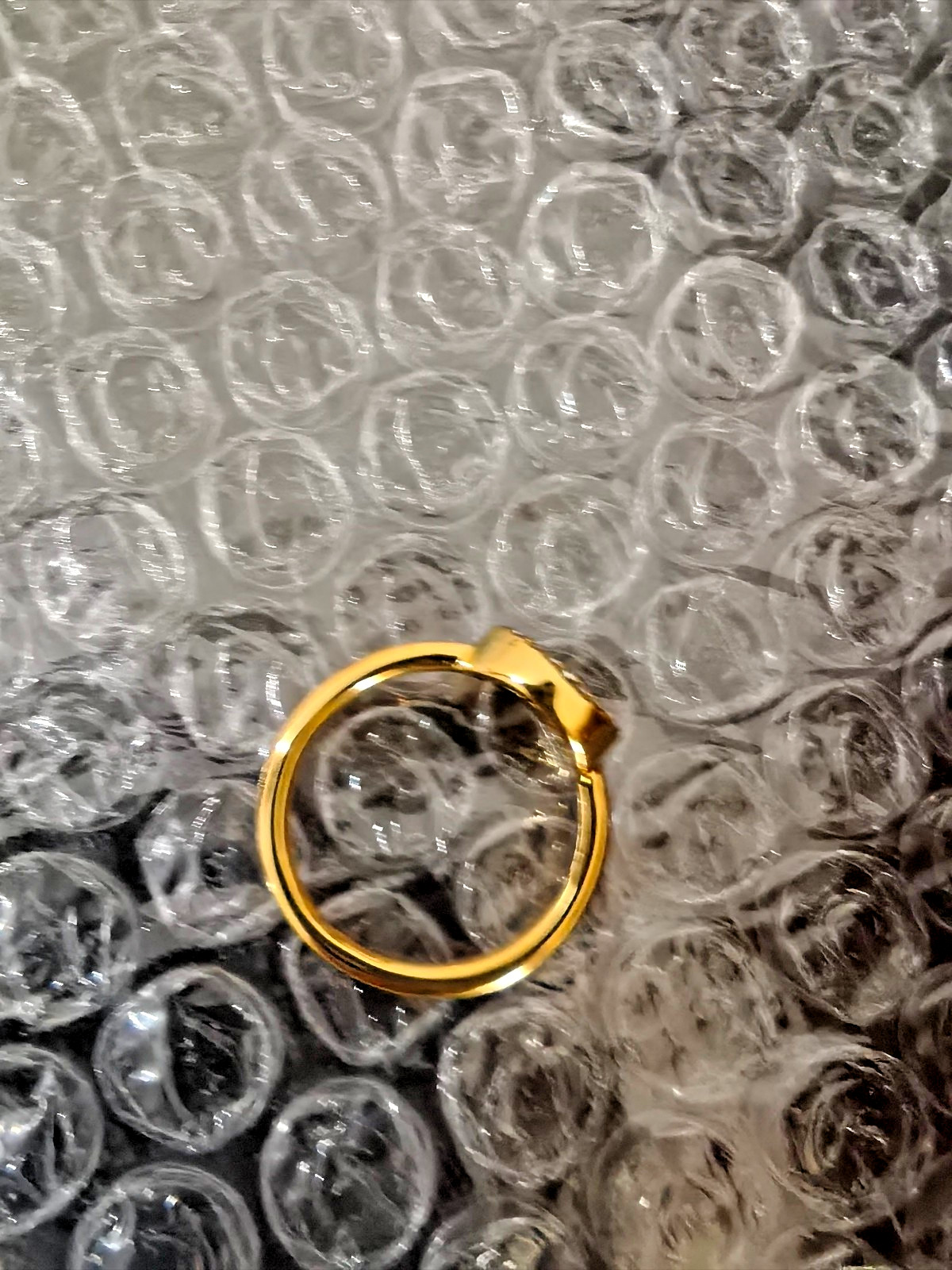 NEW TORY BURCH FROZEN LOGO RINGS IN GOLD COLO thumbnail 3