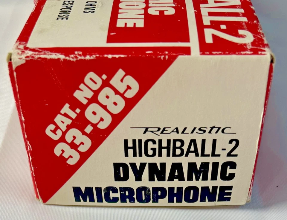 Realistic Highball-2 Dynamic Omnidirectional Microphone Dual Impedance 33-985A - Image 2 of 4
