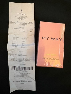 #ad #ad My Way by Giorgio Armani 3oz Eau de Parfum Spray EDP 90ml Women Perfume New USA $80.00