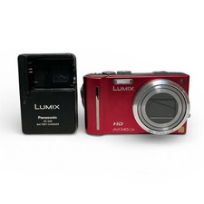 Panasonic LUMIX DMC TZ10 Red Compact Digital Camera Tested with Accessories