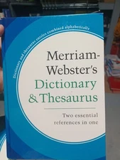 Merriam-Webster's Dictionary and Thesaurus by Merriam-Webster (2024, Hardcover)